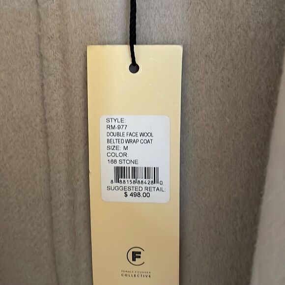 NWT Rebecca Minkoff Wool blend Long Coat - Picture 7 of 8